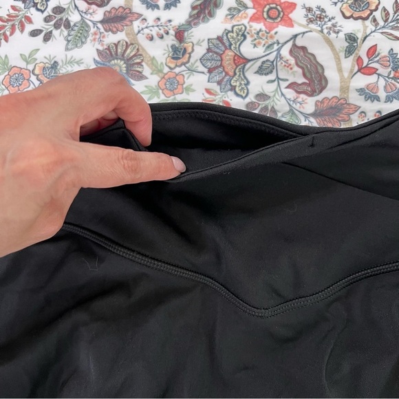 Aerie Skort Skirt Small Athletic Activewear Black Crossover V Waist B13 - Picture 6 of 8